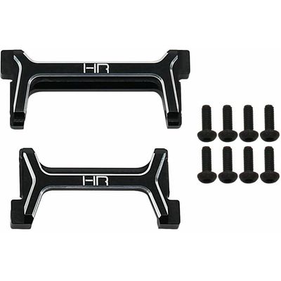 Hot Racing TRXM03FRM01 Aluminum Front Rear Bumper Mount Set TRX4-M