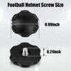Honkador Football Helmet Chinstrap Thumb Screws Compatible with Riddell SpeedFlex Youth Football Helmet an Essential Repair Kit for Chin Strap Stabilization, Reducing Head Injury Risk (2-Pack) view 3