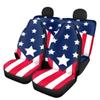 Beauty Collector Flag Star Front Seat Covers Rear Bench Cover, Seat Protection Cove Car Full Set, Car Front Seat Cushion for Pets Child Car Seat Protector view 1