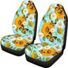 Beauty Collector Sunflower Butterfly Front Seat Covers Rear Bench Cover, Seat Protection Cove Car Full Set, Car Front Seat Cushion for Pets Child Car Seat Protector view 3