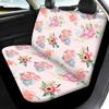 Beauty Collector Pink Flower Front Seat Covers Rear Bench Cover, Seat Protection Cove Car Full Set, Car Front Seat Cushion for Pets Child Car Seat Protector view 2