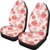 Beauty Collector Heart Strawberry Front Seat Covers Rear Bench Cover, Seat Protection Cove Car Full Set, Car Front Seat Cushion for Pets Child Car Seat Protector view 3