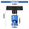 Car Lift Support Clamp, Hood Strut Clamp Spark Plug Caliper 2-In-1 Tool, Car Hoods Prop Rod Hood Stay Holder, Universal Auto Support Rod Retainer Accessories for Cars (Blue) view 2