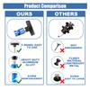 Car Lift Support Clamp, Hood Strut Clamp Spark Plug Caliper 2-In-1 Tool, Car Hoods Prop Rod Hood Stay Holder, Universal Auto Support Rod Retainer Accessories for Cars (Blue) view 4