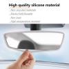 GOOYOGOO 2 Set,Screen Protector Silicone Frame + Rear View Mirror Cover for Tesla Model 3 Model Y, 15" Center Control Touchscreen,Knee Protection/Anti-bump/Durable(White) view 4