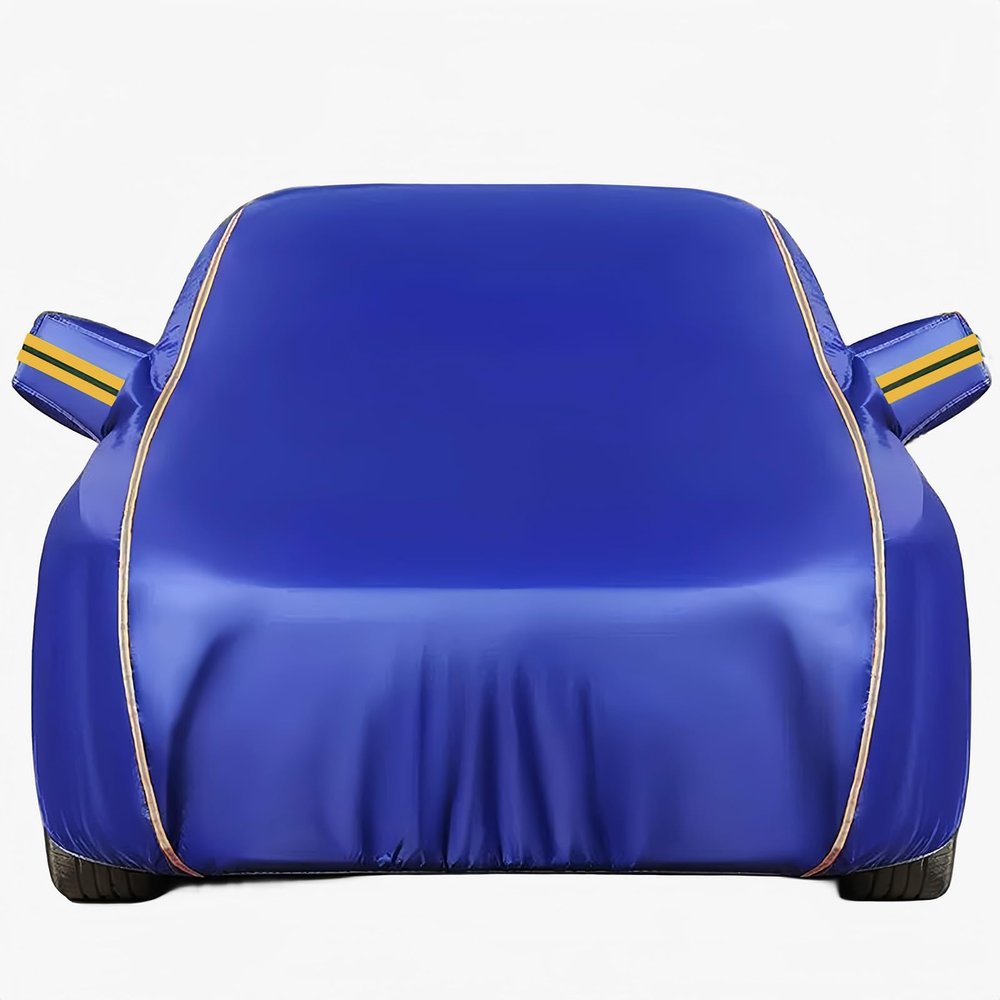 Full Car Cover for Alfa Romeo ALFA 156 Custom Car Cover Car Covers for Winter Breathable Dust-Proof All-Weather Protection Windproof Car Cover with Zipper Door and Windproof Strap