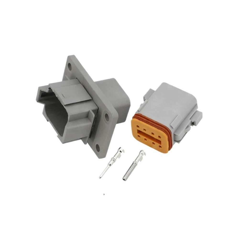 PIKETU Hengliang Store 5 Sets DT Waterproof Wire Connector DT04-8P-L012 Male and Female 8 Pin Automotive Sealed Plug with Pins