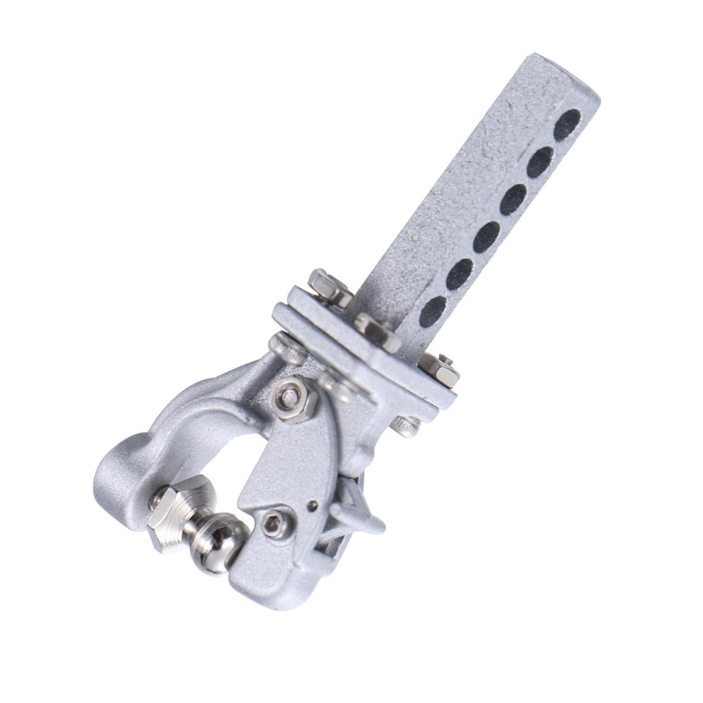 VICASKY Metal Trailer Hook for Rc Crawler Car High Wear-Resistant Accessory for Climbing Vehicles Easy Installation Silver Finish
