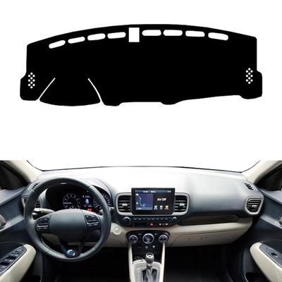 HATHWAY Fit for Hyundai Venue 2019-2023 LHD, Car Dashboard Cover, Non-Slip Dash Cover Mat, Anti-Scratch Dash Mat Dashboard Cover