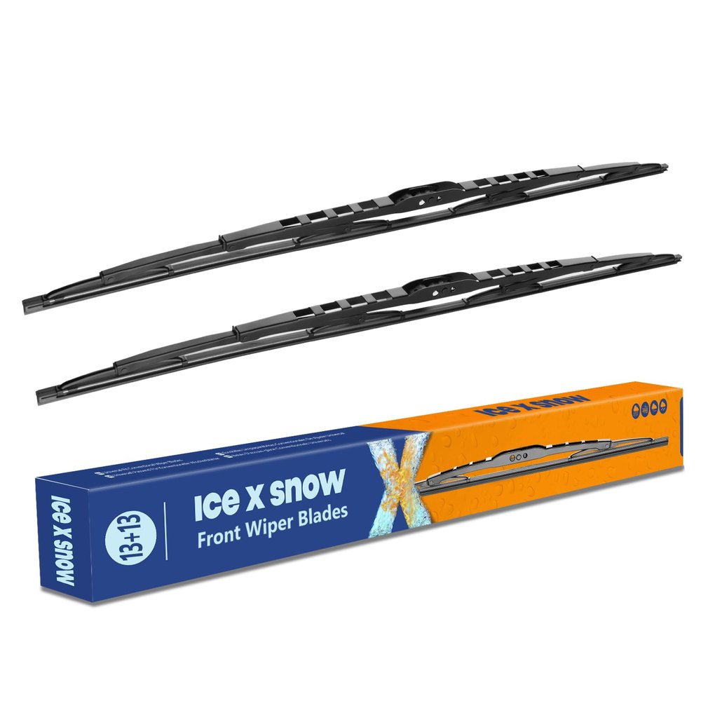 13"+13" Windshield Wiper Blades Replacement for Jeep Wrangler TJ 2006 2005 2004 2003 2002 2001 2000 1999 1998 1997 Icexsnow All-Season Wiper Blades For My Car