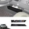 HIRUFAIT Center Console Side Organizer Tray Compatible with L@nd Rover Defender 90/110/130 2020-2023 Accessories, Gear Shift Side Storage Box ABS Black 2PCS view 1