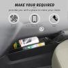 HIRUFAIT Center Console Side Organizer Tray Compatible with L@nd Rover Defender 90/110/130 2020-2023 Accessories, Gear Shift Side Storage Box ABS Black 2PCS view 3