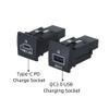 NCOUUOCN for VW Golf 6 Jetta 5 MK5 Scirocco 06-12 QC3.0 Type C PD USB Quick Car Charger Socket Nondestructive Replacement Harness 12V/24 (USB Connector) view 3