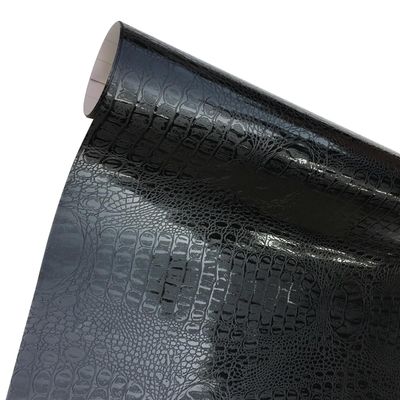 homeemoh Black Carbon Fiber Vinyl Wrap with Air Release, Car Protective Wrap Vinyl Sheet for DIY Exterior & Interior, Motorcycle Laptop (Crocodile,11.81 x 59.84 inch)