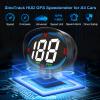SinoTrack HUD GPS Speedometer Universal Car Heads-up Display 2.7inch MPH Speed Meter with Compass Over Speed Alarm for All Vehicle USB Connect Plug and Play view 2