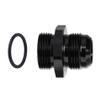 EVIL ENERGY 16AN Flare to 16AN ORB Male Fuel Rail Adapter Fitting Black view 1