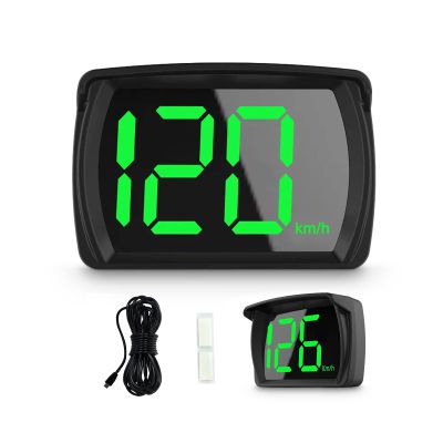 Heads up Display for Cars, Digital GPS HUD Speedometer Meter MPH Speedo for Cars Trucks, USB Cable Plug & Play, Large Font Display