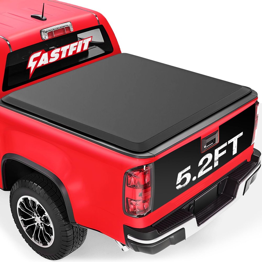 FASTFIT Soft Roll Up Tonneau Cover Fits 2015-2026 Colorado/Canyon with 5.2ft (61.7in) Truck Bed