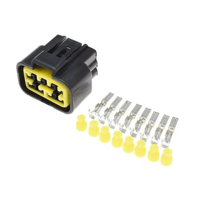 1-20Sets 8 Pin 2.3mm PBC Female Male Automotic Circuit Board Plug Automobile Plug Welding Type Plug FW-C-8M/F-B (Color : Female Set, Size : 10Sets)