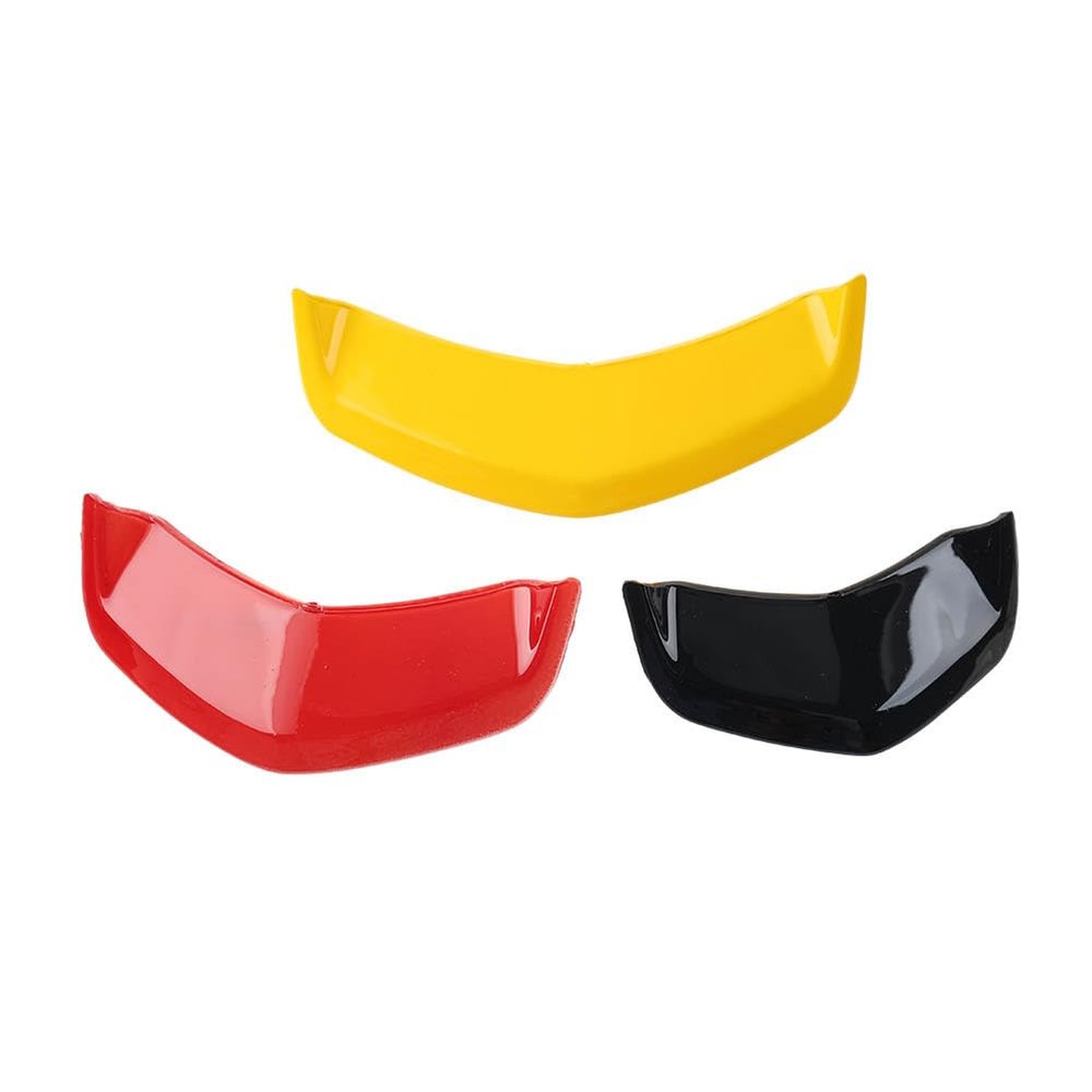 LIRU Yellow Red Black Motorcycle 3 Pcs Front Tie Trim Decoration Cover Tie Belts Airvent Cover ABS for Vespa GTV GTS300 GTS Super Racing Sixties GTS HPE 2019 2020 2021 2022