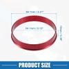 A ABSOPRO Car Hub Centric Rings OD 56.1mm to ID 54.1mm Hub Centric Rings Wheel Bore Center Spacer Aluminum Alloy Red (Set of 4) view 4