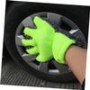 PartyKindom Quick Mitt Gloves Chenille Car Wash Duster for Scratch Cleaning for Cars Trucks Rvs and Boats Strong Water Absorption Lint Fits Adults view 2