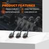 GoaMotors 8PCS Fuel Injector Wire Harness Adapter Kit Fit for LS Gen 3 Tuck USACAR EV6 to Mini Delphi Multec 2 Fuel Injector, Wire length 11cm view 3