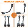 GoaMotors 8PCS Fuel Injector Wire Harness Adapter Kit Fit for LS Gen 3 Tuck USACAR EV6 to Mini Delphi Multec 2 Fuel Injector, Wire length 11cm view 4