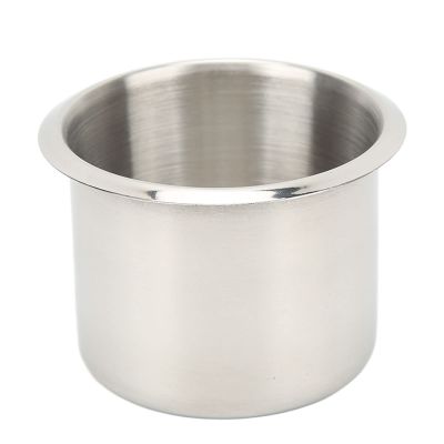 Bordstract Stainless Steel Car Cup Holder Insert, Cup Drink Can Holder 68mm Hole Recessed Cup Holder for DIY Marine Boat RV Wide Application