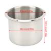 Bordstract Stainless Steel Car Cup Holder Insert, Cup Drink Can Holder 68mm Hole Recessed Cup Holder for DIY Marine Boat RV Wide Application view 2