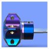 SHFT 1PC Universal CNC Car Motorcycle Key Head Aluminum Alloy Titanium Burn Hexagon Key Bit Tip Auto Decoration Accessories view 4