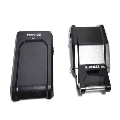 KEBEILEE CNC Aluminum7075 Skid Plate Set for LOSI Promoto MX 1:4 LOS264001 (Black)
