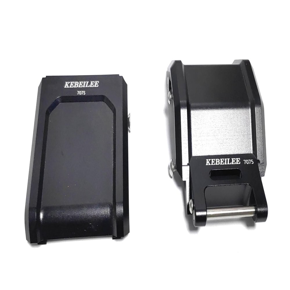 KEBEILEE CNC Aluminum7075 Skid Plate Set for LOSI Promoto MX 1:4 LOS264001 (Black)