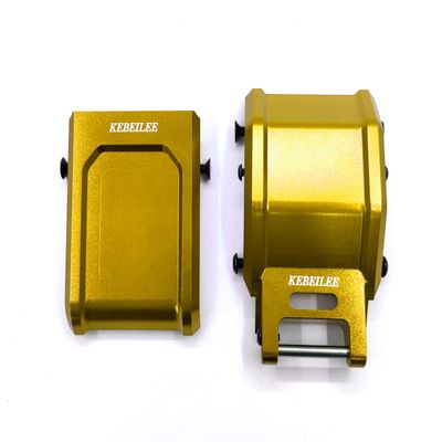 KEBEILEE CNC Aluminum7075 Skid Plate Set for LOSI Promoto MX 1:4 LOS264001 (Gold)