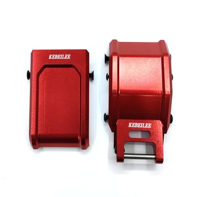 KEBEILEE CNC Aluminum7075 Skid Plate Set for LOSI Promoto MX 1:4 LOS264001 (red)
