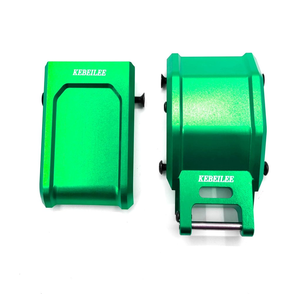 KEBEILEE CNC Aluminum7075 Skid Plate Set for LOSI Promoto MX 1:4 LOS264001 (Green)