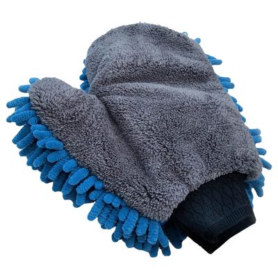 PartyKindom Quick Mitt Car Wash Mitt Gloves Soft Chenille Waterproof Lint- Ideal for Car Truck Motorcycle Cleaning