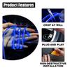 EL Wire Interior Car LED Strip Lights, USB Car Neon Light Strip with Sewing Edge, 16FT Neon Light 5V with Fuse Protection, Electroluminescent Car Indoor Decorations (Blue) view 3