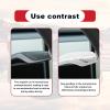 stymart 2PCS Car Gear Shift Lever Covers Compatible with Tesla Model 3 Model Y, Gear Shift Cover Pattern Gear Lever Cover for Car Knob Protection Cover (White) view 2