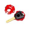 JevLoN Comaptible with CBR650R CBR600RR CBR1000RR CBR500R CBR600F CBR 650R 600RR 1000RR 250RR Motorcycle CNC Key Case Cover Shell Keychain (Size : Keychain-Blue) view 4