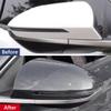 KELEIMAI Car Accessories Fit for Hyundai TUCSON 2026 2025 2024 2023 2022 Exterior Car Door Side Rearview Mirror Cover Trim (Carbon Fiber Style) 2PCS ABS view 3