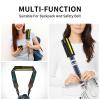 MULIHU United States Thin Yellow Line Flag Car Seat Belt Cover Pad for Adults Kids Car Interior Decor Seat Belt Cover Pad 2 PCS Strap Shoulder Pad Seatbelt Covers Protective Sleeves view 4