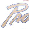 Lund Boat Emblem Decal Stickers | Pro-V Gold Navy Blue (Pair) view 2