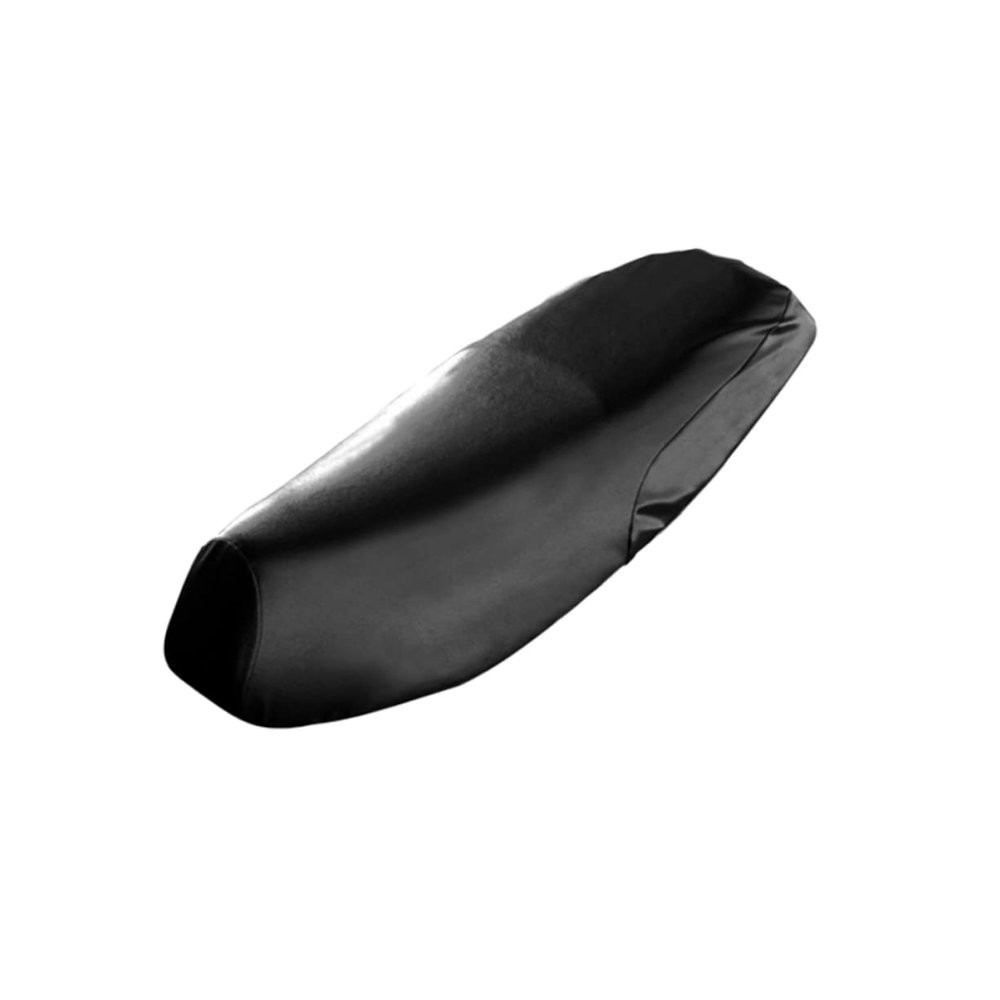 GANAZONO Electric Bike Seat Cover Leather Waterproof Saddle Cushion Groove Design XXL Size Black
