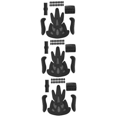 Yardwe 69pcs Helmet Sponge Pads Set Bike Helmet Padding Inserts Kit Easy Install for Motorcycle