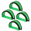 Yardwe 2pairs Anti-Slip Bike Pedal Straps Lightweight Toe Clip Bands for Cycling Comfortable Foot Support for and Mountain Bikes Green view 1