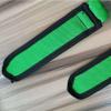 Yardwe 2pairs Anti-Slip Bike Pedal Straps Lightweight Toe Clip Bands for Cycling Comfortable Foot Support for and Mountain Bikes Green view 2