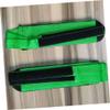 Yardwe 2pairs Anti-Slip Bike Pedal Straps Lightweight Toe Clip Bands for Cycling Comfortable Foot Support for and Mountain Bikes Green view 4