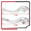 KAnduo M Fit CBR500R 2022 Brake Handles for CBR 500R CBR 500 R 2023 Clutch Levers Y (Color : A-Silver) view 2