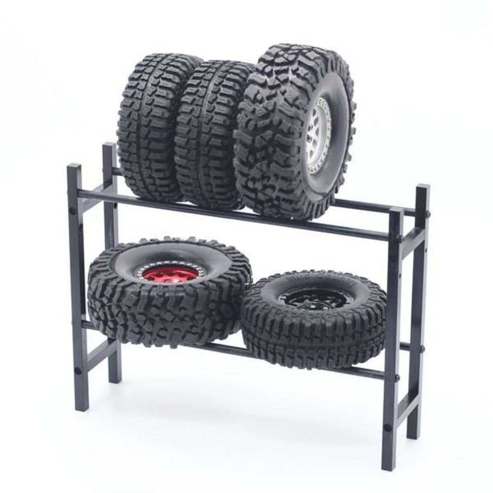 Imex RC Tire Rack Metal- Black Tires Not Included IMX4654
